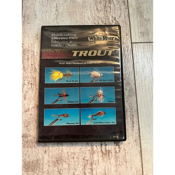 Handcrafting Effective Flies Trout DVD By White River Fly Shop With Lefty Kreh - Picture 1 of 4